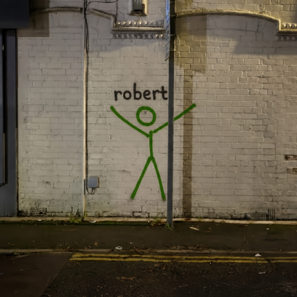 Robert drawn in São Paulo